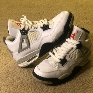 Men’s Retro Nike Air Jordan white cement 4